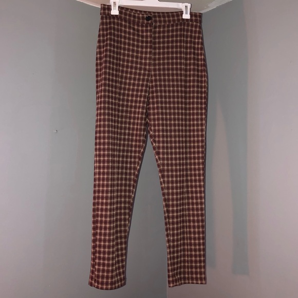 Free People Plaid Pants | Poshmark